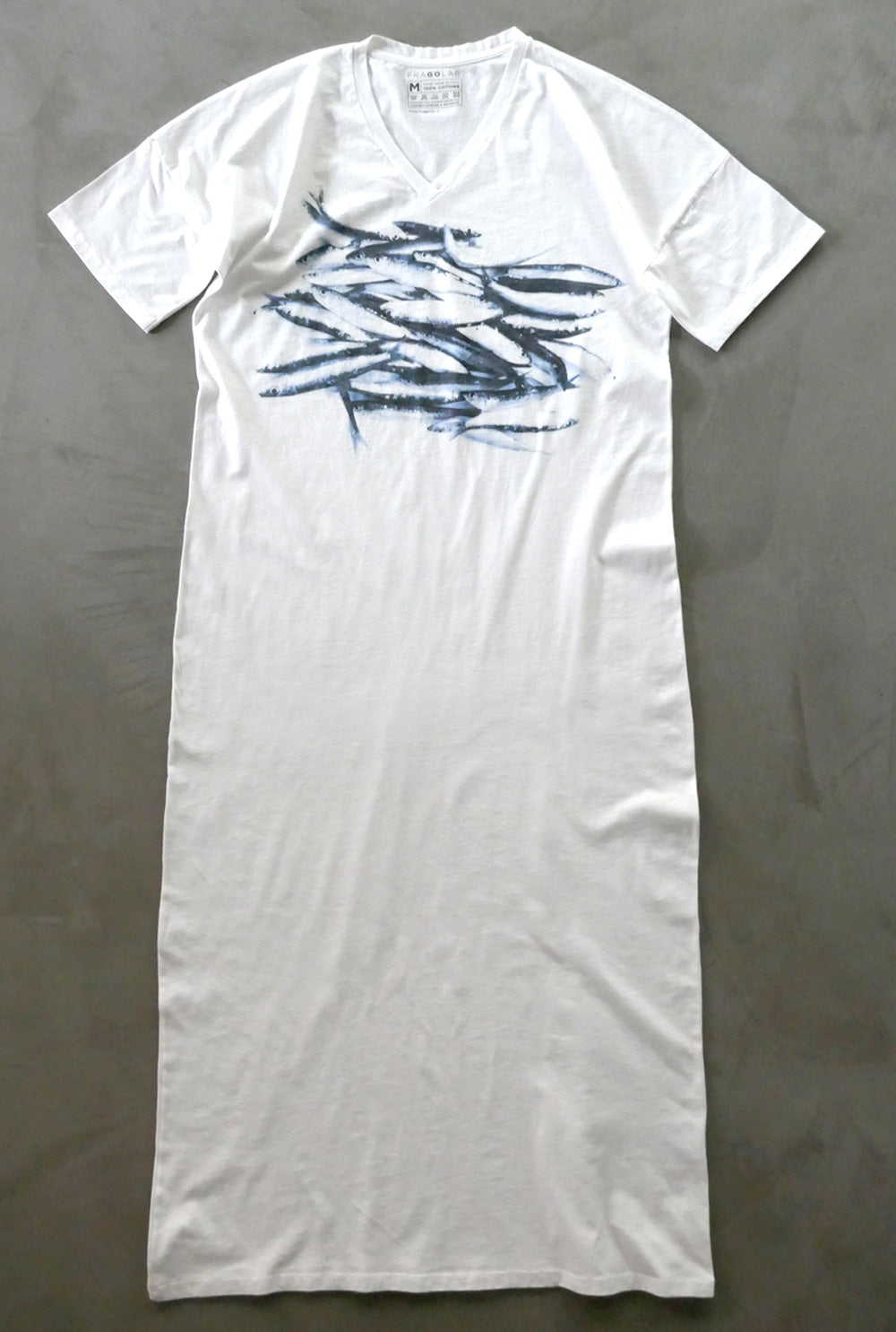 t-shirt lunga sardine