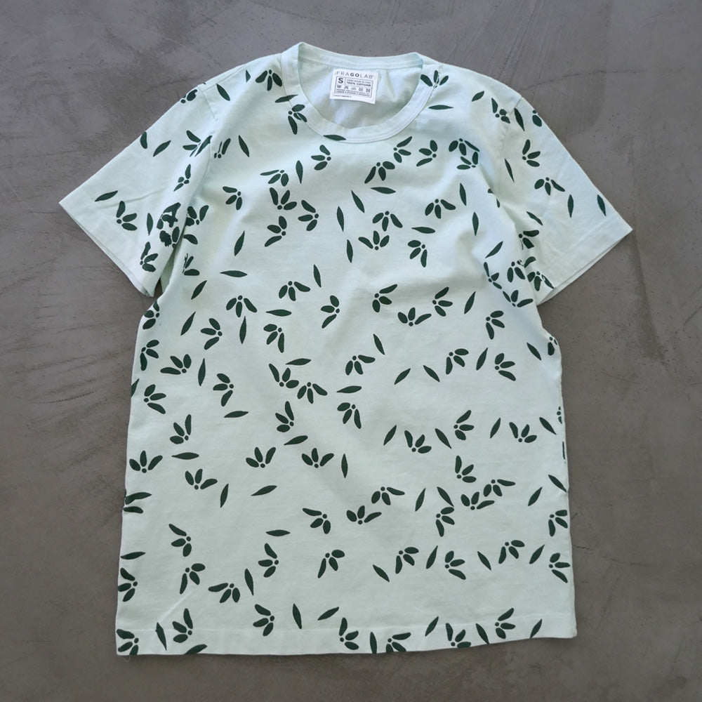 t-shirt con foglioline